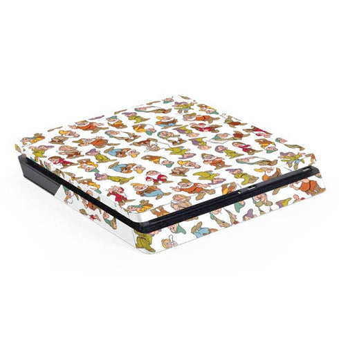 Disney Snow White Dwarfs Pattern PS4 Slim Skin