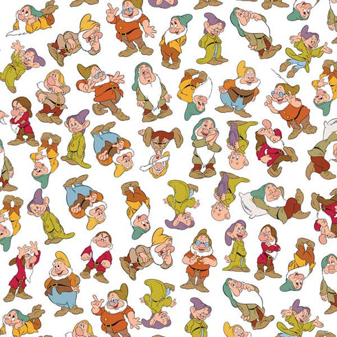 Disney Snow White Dwarfs Pattern PS4 Slim Skin