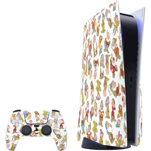 Disney Snow White Dwarfs Pattern PS5 Bundle Skin