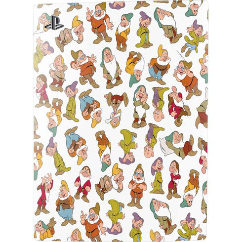 Disney Snow White Dwarfs Pattern PS5 Console Skin