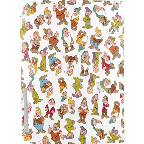 Disney Snow White Dwarfs Pattern PS5 Console Skin