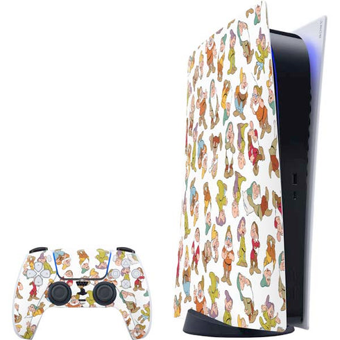 Disney Snow White Dwarfs Pattern PS5 Digital Edition Bundle Skin