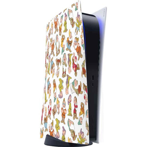 Disney Snow White Dwarfs Pattern PS5 Digital Edition Console Skin