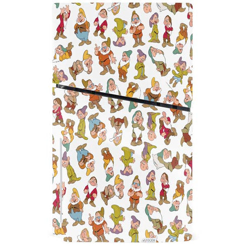 Disney Snow White Dwarfs Pattern PS5 Slim Disk Console Skin