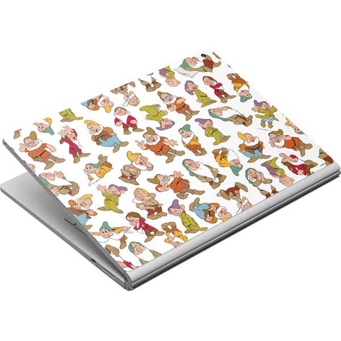 Disney Snow White Dwarfs Pattern Surface Book Skin
