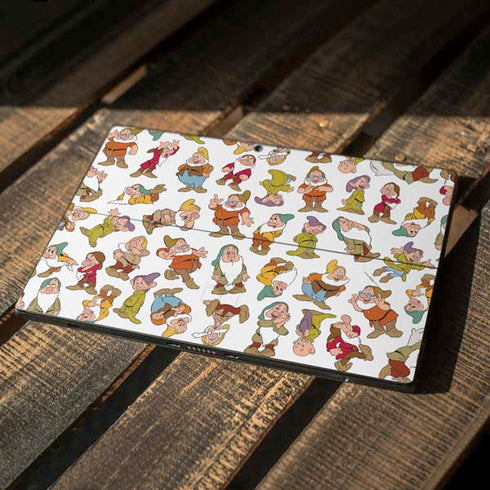 Disney Snow White Dwarfs Pattern Surface Pro 6 Skin