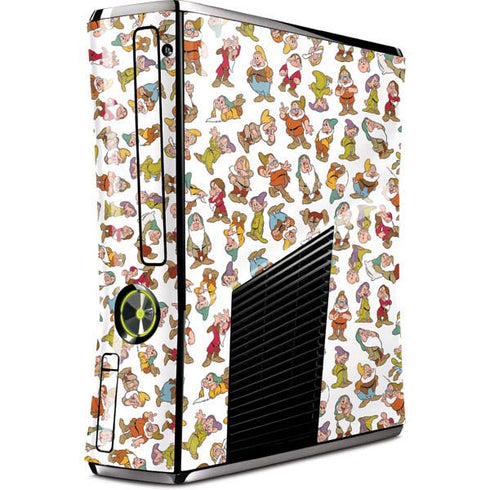 Disney Snow White Dwarfs Pattern Xbox 360 Slim (2010) Skin