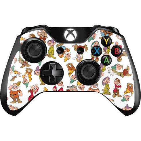 Disney Snow White Dwarfs Pattern Xbox One Controller Skin