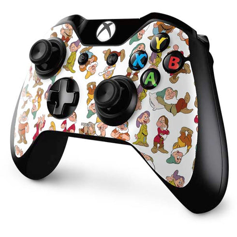 Disney Snow White Dwarfs Pattern Xbox One Controller Skin