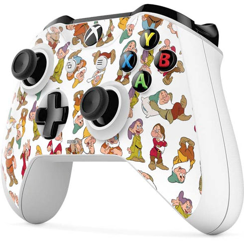 Disney Snow White Dwarfs Pattern Xbox One S Controller Skin