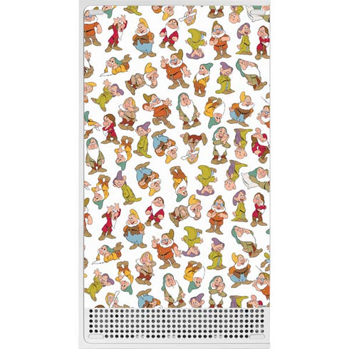 Disney Snow White Dwarfs Pattern Xbox Series S Console Skin