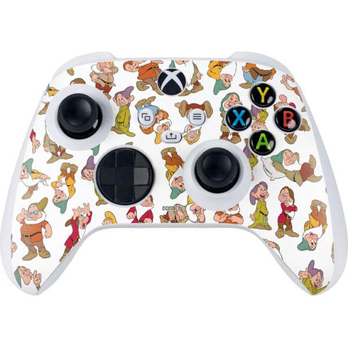 Disney Snow White Dwarfs Pattern Xbox Series S Controller Skin