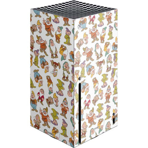 Disney Snow White Dwarfs Pattern Xbox Series X Console Skin