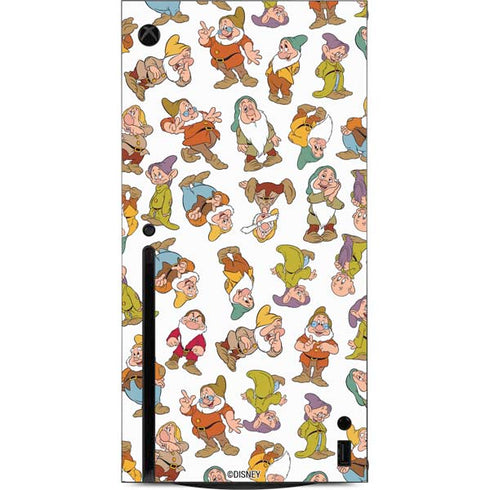 Disney Snow White Dwarfs Pattern Xbox Series X Console Skin