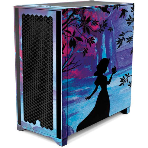 Disney Snow White Enchanted Forest Silhouette Corsair 4000D Tempered Glass Mid-Tower ATX Case Skin