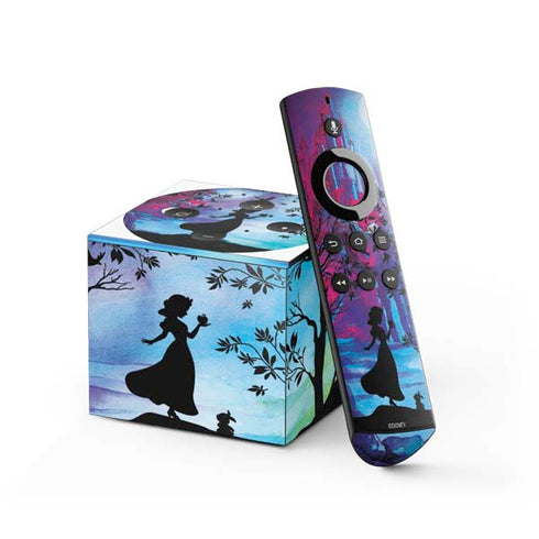 Disney Snow White Enchanted Forest Silhouette Fire TV Cube Skin