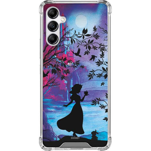 Disney Snow White Enchanted Forest Silhouette Galaxy A14 5G Clear Case