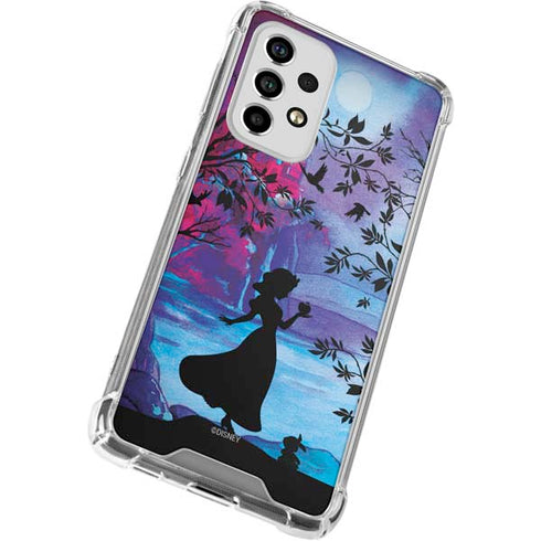Disney Snow White Enchanted Forest Silhouette Galaxy A53 5G Clear Case