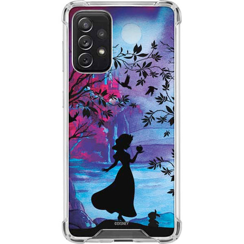 Disney Snow White Enchanted Forest Silhouette Galaxy A72 5G Clear Case