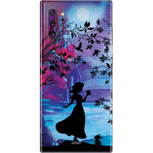 Disney Snow White Enchanted Forest Silhouette Galaxy Note 10 Plus Skin