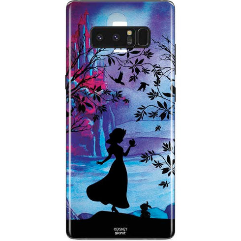 Disney Snow White Enchanted Forest Silhouette Galaxy Note 8 Skin