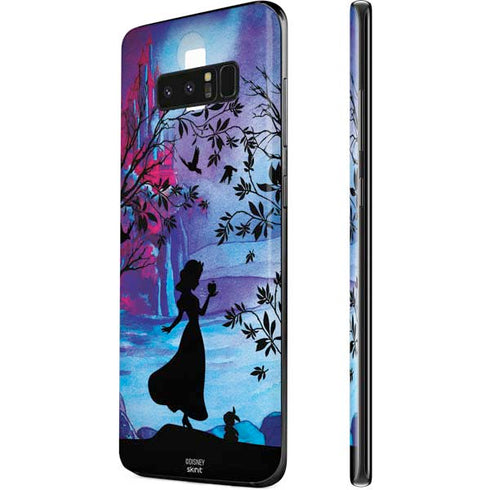 Disney Snow White Enchanted Forest Silhouette Galaxy Note 8 Skin