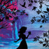 Disney Snow White Enchanted Forest Silhouette Galaxy Note 8 Skin