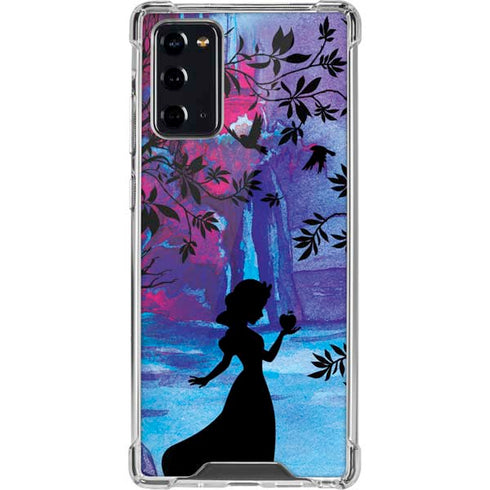 Disney Snow White Enchanted Forest Silhouette Galaxy Note20 5G Clear Case