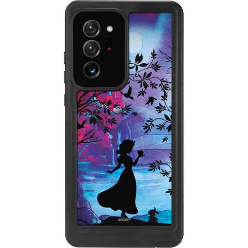 Disney Snow White Enchanted Forest Silhouette Galaxy Note20 Ultra 5G Waterproof Case