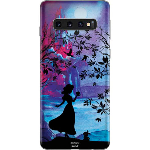 Disney Snow White Enchanted Forest Silhouette Galaxy S10 Skin