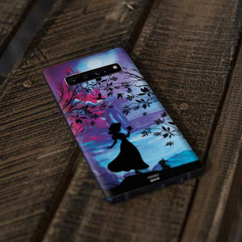 Disney Snow White Enchanted Forest Silhouette Galaxy S10 Skin