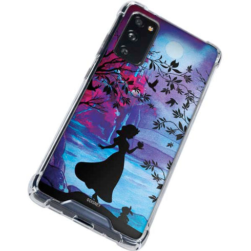 Disney Snow White Enchanted Forest Silhouette Galaxy S20 FE Clear Case