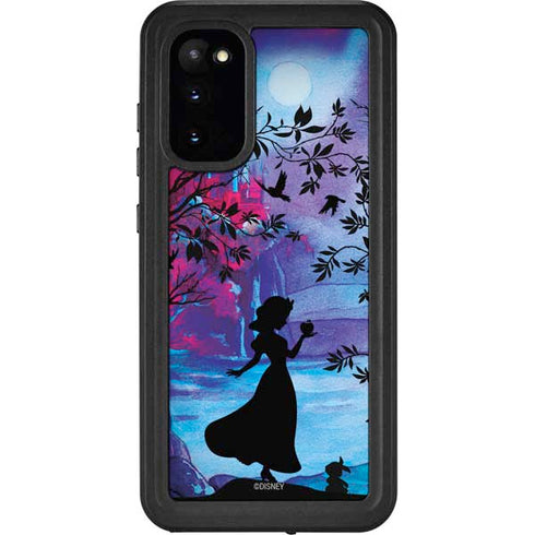 Disney Snow White Enchanted Forest Silhouette Galaxy S20 Waterproof Case