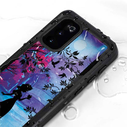 Disney Snow White Enchanted Forest Silhouette Galaxy S20 Waterproof Case
