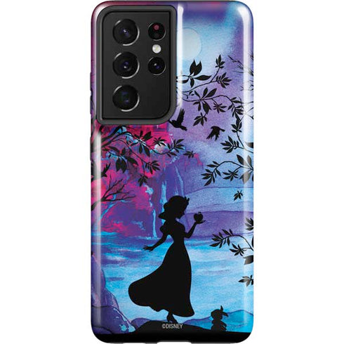 Disney Snow White Enchanted Forest Silhouette Galaxy S21 Ultra 5G Pro Case