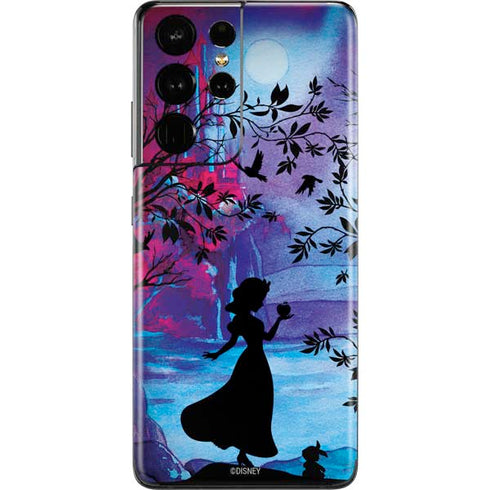 Disney Snow White Enchanted Forest Silhouette Galaxy S21 Ultra 5G Skin