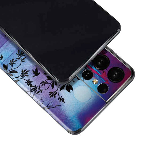 Disney Snow White Enchanted Forest Silhouette Galaxy S21 Ultra 5G Skin