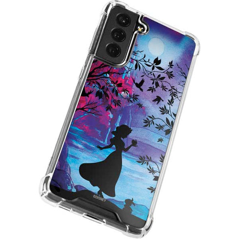 Disney Snow White Enchanted Forest Silhouette Galaxy S22 Clear Case