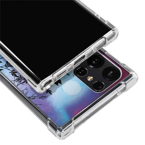 Disney Snow White Enchanted Forest Silhouette Galaxy S22 Ultra Clear Case