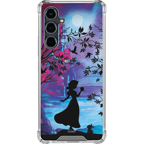 Disney Snow White Enchanted Forest Silhouette Galaxy S23 FE Clear Case
