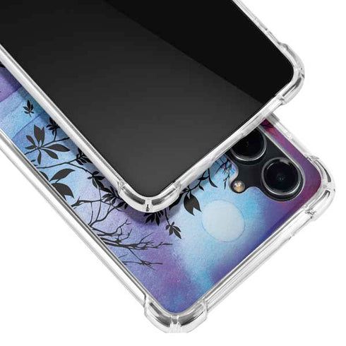 Disney Snow White Enchanted Forest Silhouette Galaxy S23 FE Clear Case