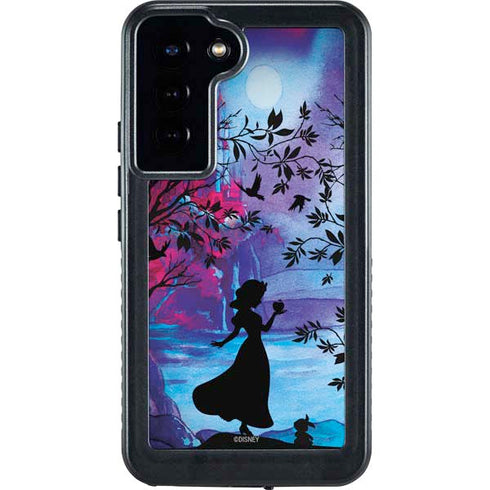 Disney Snow White Enchanted Forest Silhouette Galaxy S23 Plus Waterproof Case