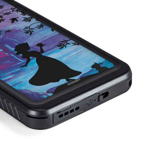Disney Snow White Enchanted Forest Silhouette Galaxy S23 Plus Waterproof Case