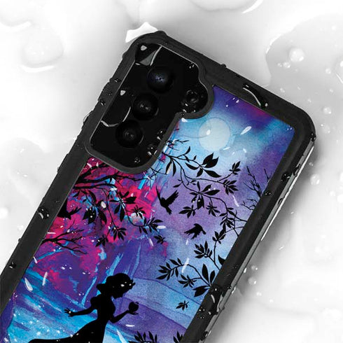 Disney Snow White Enchanted Forest Silhouette Galaxy S23 Plus Waterproof Case