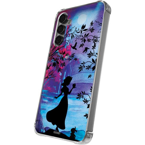Disney Snow White Enchanted Forest Silhouette Galaxy S24 Plus Clear Case
