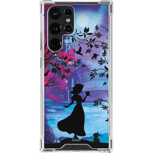 Disney Snow White Enchanted Forest Silhouette Galaxy S24 Ultra Clear Case