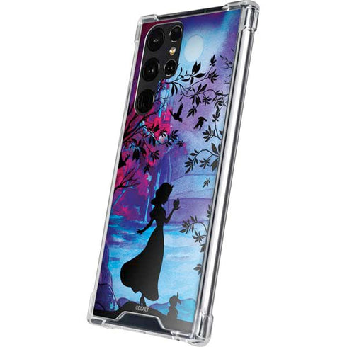 Disney Snow White Enchanted Forest Silhouette Galaxy S24 Ultra Clear Case