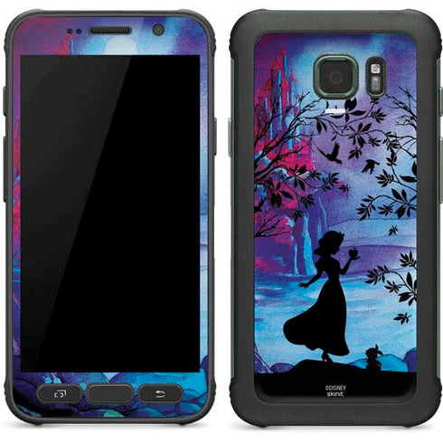 Disney Snow White Enchanted Forest Silhouette Galaxy S7 Active Skin