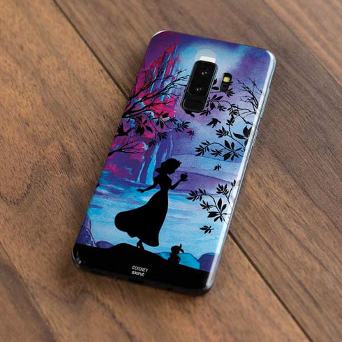 Disney Snow White Enchanted Forest Silhouette Galaxy S9 Plus Skin
