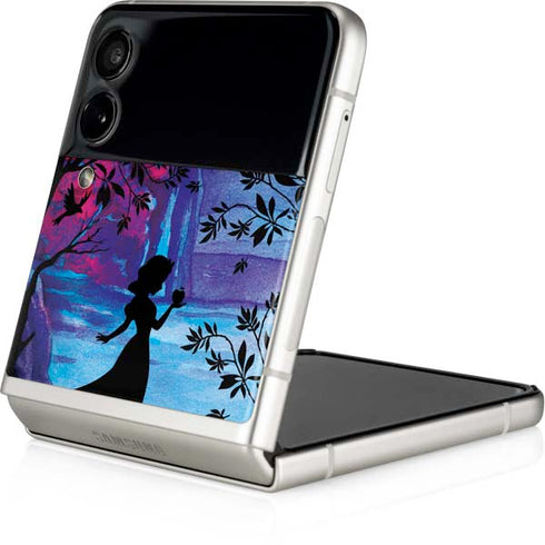 Disney Snow White Enchanted Forest Silhouette Galaxy Z Flip3 5G Skin